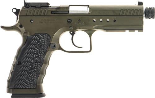 TANFOGLIO TACTICAL PRO 9MM – 4.9″ 17/20RD STEEL THREADED