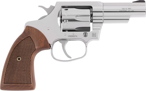COLT VIPER 357MAG 3″ 6RD – STAINLESS WALNUT GRIPS