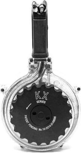 KCI USA INC MAGAZINE AR15 223 – 50RD DRUM BLACK POLYMER