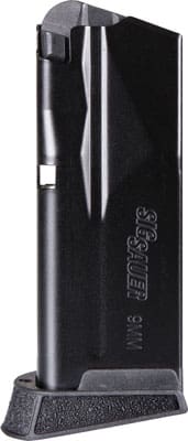 SIG MAGAZINE P365 9MM – 10RD FINGER EXTENSION BLK