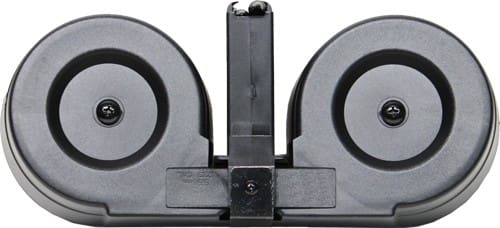 IVER JOHNSON MAGAZINE AR15 – 223 100RD DRUM BLK/CLEAR POLY