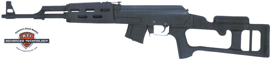 ADV. TECH. AK FIBERFORCE STOCK – BLACK MATTE