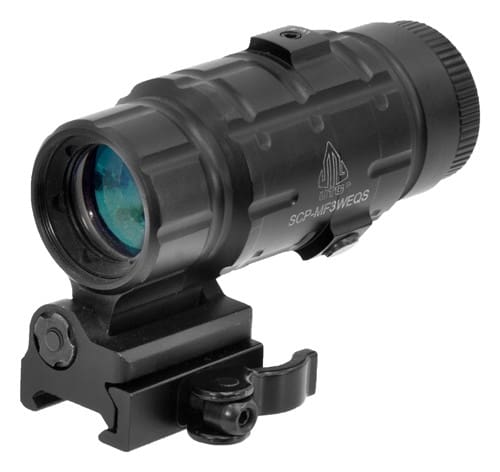 UTG 3X MAGNIFIER FLIP TO SIDE – QD MOUNT