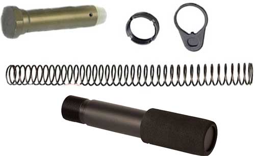 J&E PISTOL BUFFER TUBE COMBO – KIT BLACK