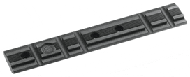 RUGER MOUNT BASE MKIII & 22/45 – FACTORY DRILL AND TAPPED BLACK