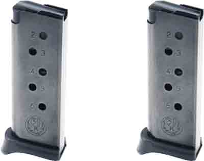 RUGER MAGAZINE LCP 380ACP – 6RD W/FINGER EXT. 2-PACK