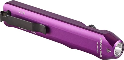 STREAMLIGHT WEDGE CARRY LIGHT – WHITE EDC PURPLE W/POCKET CLIP