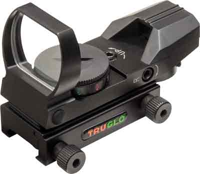 TRUGLO PANORAMIC SIGHT – 4-RETICLE RED/GREEN BLACK