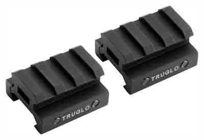TRUGLO 2-PIECE PICATINNY RISER – MOUNT 1/2″ RISE