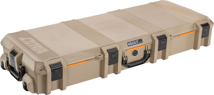 PELICAN VAULT TACTICAL RIFLE – CASE W/ WHEELS/FOAM 44″ TAN