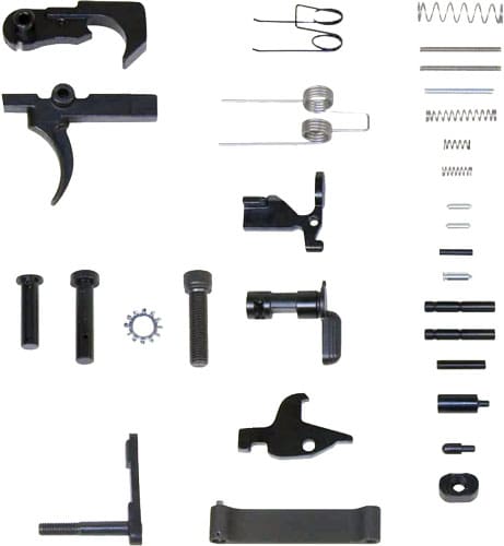 GUNTEC COMPLETE LOWER PARTS – KIT AR15 “WITHOUT GRIP”