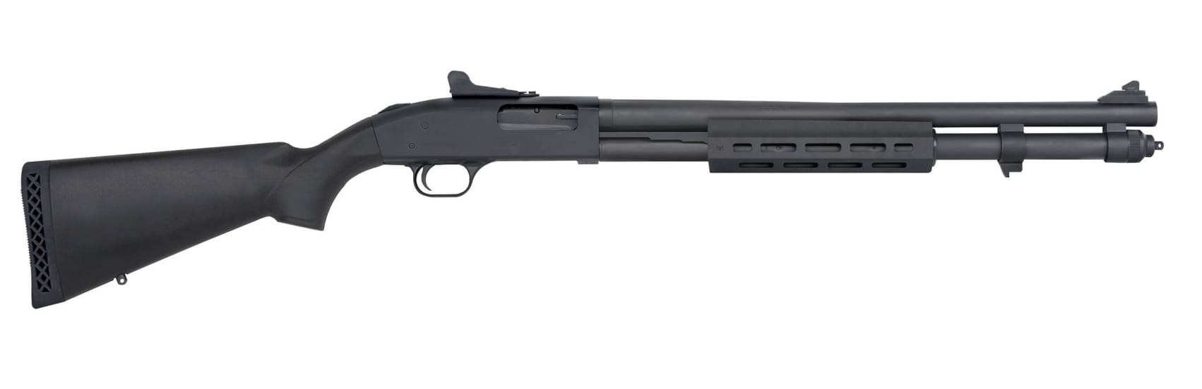 MOSSBERG 590 SECURITY TACTICAL 12G 20″ MLOK BLK 8RD