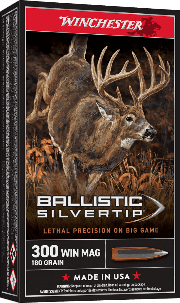 WINCHESTER BALLISTIC SILVERTIP 300 WIN MAG 180GR SLVRTP 20RD BOX