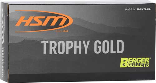 HSM TROPHY GOLD 6MM ARC – 95GR BERGER VLD 20RD 25BX/CS