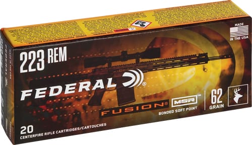 FEDERAL FUSION 223 REM 62GR – FUSION MSR 20RD 10BX/CS