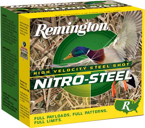 REMINGTON NITRO-STEEL 12GA 3″ – 1-1/4OZ #2 1450FPS 25RD 10BX/C