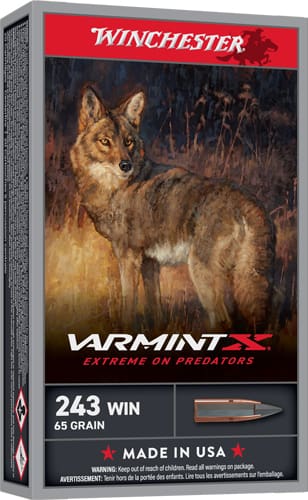 WINCHESTER VARMINT-XP 243 WIN – 65GR EXTREME PT 20RD 10BX/CS