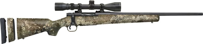 MOSSBERG PATRIOT BANTAM COMBO – 7MM-08 20″ 3-9X40 BLUED/STRATA