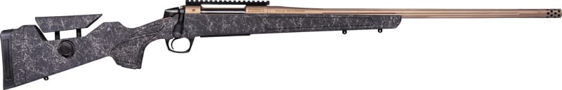 CVA CASCADE LR HUNTER 7MM RM – 24″ RAIL BRNZ/BLACK W/BRNZ WEB