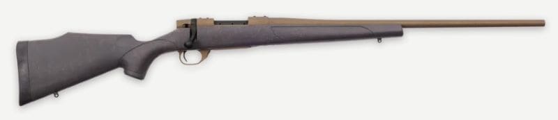 WEATHERBY VANGUARD WEATHRGUARD – 6.5 PRC 24″ THREAD BRONZE/BLK