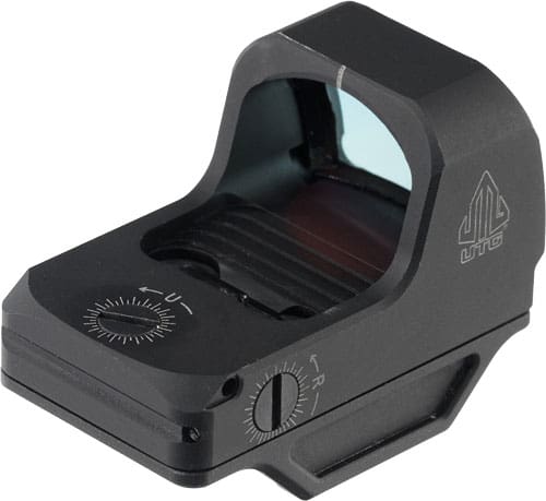 UTG REFLEX SIGHT MICRO DOT – 4 MOA RED W/ADAPTIVE BASE