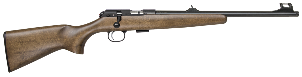 CZ 457 SCOUT .22LR 16″ THREADED BBL, SINGLE SHOT ADAPTER THREADED, BEECH