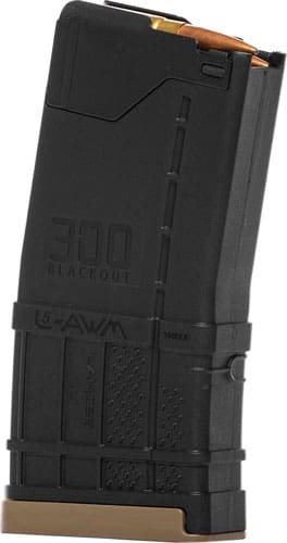 LANCER MAGAZINE L5AWM AR-15 – 300BLK 20RD OPAQUE BLACK