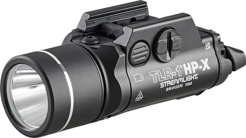 STREAMLIGHT TLR-1 HP-X LIGHT – W/RAIL MOUNT WHITE LED BLACK