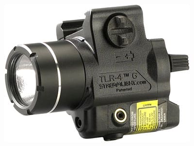 STREAMLIGHT TLR-4G LIGHT/LASER – WHITE LED/GREEN LASER RAIL MNT