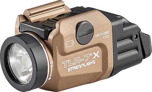 STREAMLIGHT TLR-7X USB LIGHT – W/RAIL MOUNT C4 WHITE LED FDE