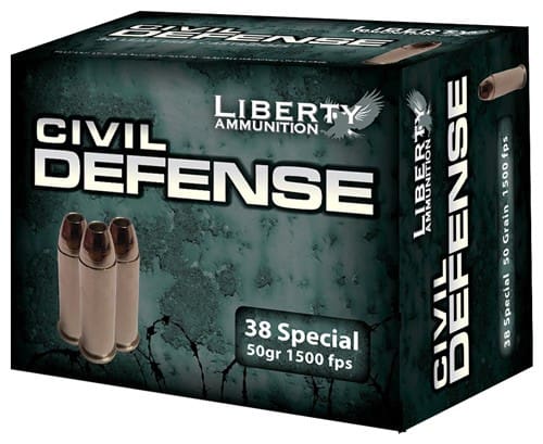 LIBERTY CIVIL DEFENSE 38 – SPECIAL 50GR HP 20RD 10BX/CS