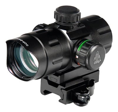 UTG RED DOT 4.0 MOA DOT 38MM – WITH INTEGRAL QD MOUNT
