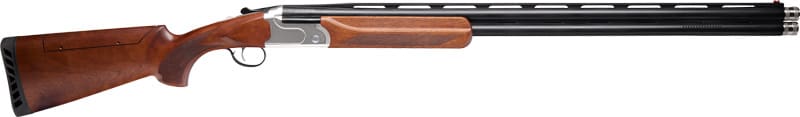 STEVENS 555 SPORTING COMPACT – 12GA 26″ ADJ COMB SILV/WALNUT
