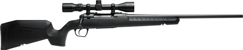 SAVAGE AXIS XP 22-250 22″ – W/3-9X40 BLACK/BLACK