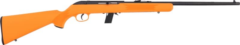 SAVAGE 64F 22LR 21″ BBL – BLUED/ORANGE SYNTHETIC