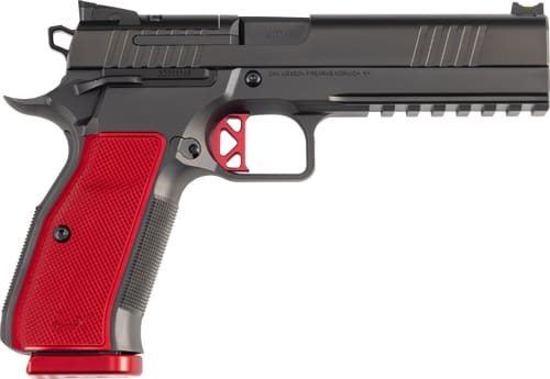 CZ DAN WESSON DWX 9MM OR 5″ – RAIL 10-SHOT BLACK DUTY FINISH
