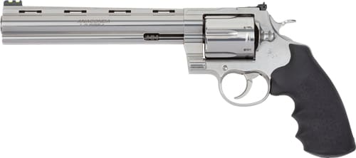 COLT ANACONDA 44MAG 8″ 6RD – STAINLESS RUBBER GREEN SIGHT