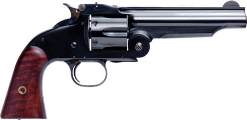 CIMARRON NO.3 AMERICAN 44SW – 1ST MODEL 5″ FS BLUED WALNUT