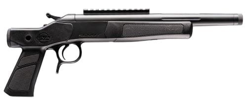CVA SCOUT XP PISTOL 350LEG – 12″ W/BRAKE BLACK/BLACK