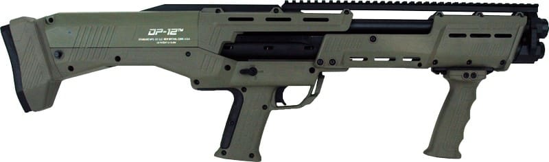 DP-12 12 GA DOUBLE BARREL PUMP – SHOTGUN 16 RDS OLIVE DRAB