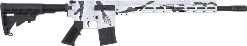 GLFA AR15 RIFLE 223 WYLDE – 16″ NIT BBL PURSUIT SNOW CAMO