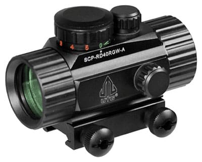 UTG RED DOT 4.0 MOA DOT 38MM – WITH INTEGRAL MOUNT