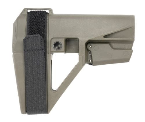 SB TACTICAL BRACE SBA5 – OD GREEN ADJUSTABLE