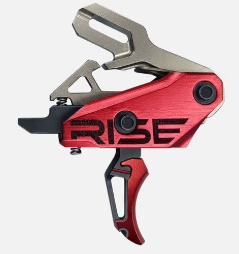 RISE TRIGGER REV 535 SLIDE AND – SNAP BUILT IN PINS BLACK RED