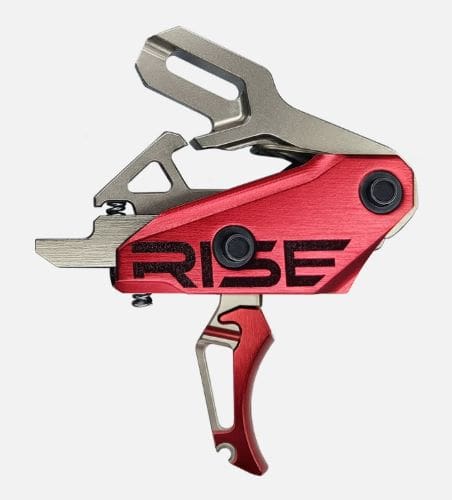 RISE TRIGGER REV 535 SLIDE AND – SNAP BUILT IN PINS SILVER/RED