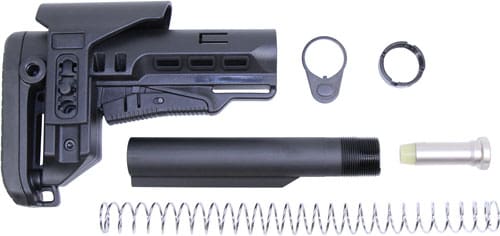 GUNTEC MULTI CAL COLLAPSIBLE – STOCK SET W/ADJ CHEEK RISER