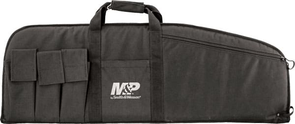 S&W M&P DUTY SERIES GUN CASE – SMALL 34″ W/AR MAG POUCHES BLK