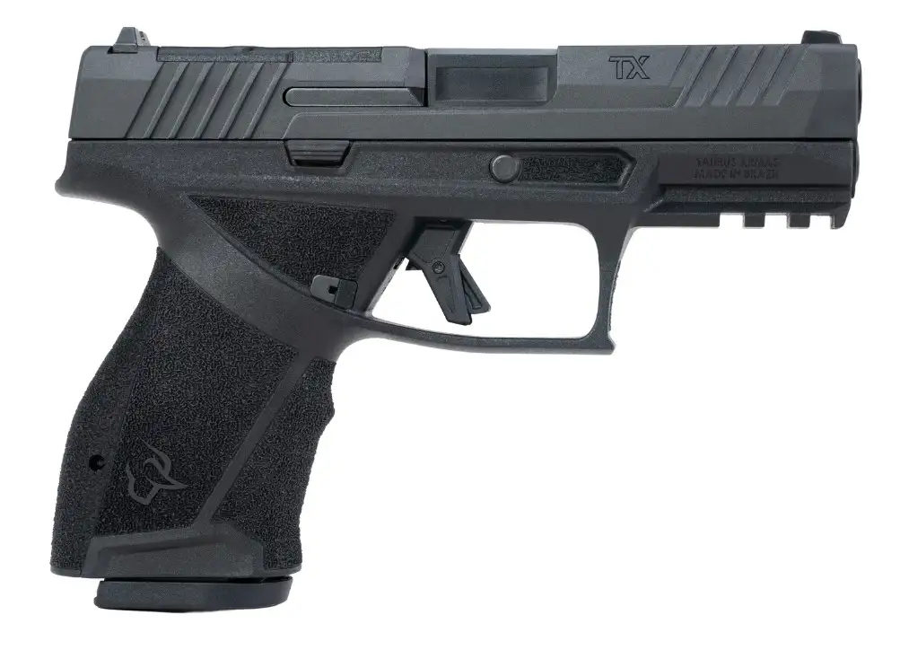TAURUS TX 9 COMPACT 9MM PISTOL 4″ BLACK 2-15RD MAGS