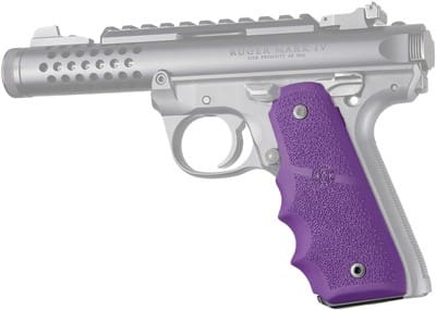 HOGUE GRIPS RUGER 22/45 MKIV – RUBBER GRIPS/FINGER GROOVE PUR