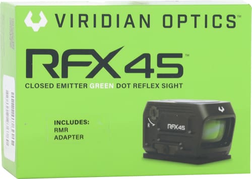 VIRIDIAN REFLEX SIGHT RFX-45 – 5MOA GREEN DOT 1X24 ACRO